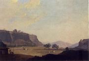 A View of Part of the South Side of the Fort at Gwalior, William Hodges